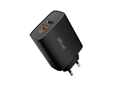 Trust Qmax 30W Ultra-Fast Dual USB Wall Charger with QC3.0 / Black