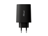 Trust Qmax 30W Ultra-Fast Dual USB Wall Charger with QC3.0 / Black