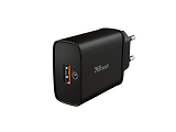 Trust Qmax 18W Ultra-Fast USB Wall Charger with QC3.0 / Black