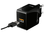 Trust 10W Ultra-Fast USB Wall Charger with QC3.0 / Black