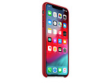 Apple Original iPhone XS Leather Case / Red