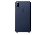 Apple Original iPhone XS Leather Case / Blue