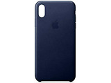 Apple Original iPhone XS Leather Case / Blue