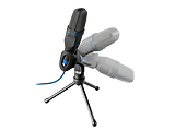 Trust Mico USB Microphone for PC and laptop / Black