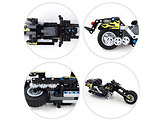 XTech 5801 Bricks: Pull Back Motorbike /