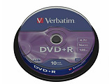 Verbatim DataLifePlus DVD+R AZO 4.7GB 16X MATT SILVER SURFACE x10 / 43498