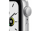Apple Watch SE 40mm Silver Aluminum Case with White Sport Band / White