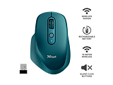 Trust Ozaa Rechargeable Wireless Mouse Blue