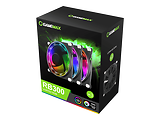 GameMax RB300 120mm 3xARGB PC Case Fan RGB