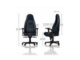 noblechairs Icon NBL-ICN-RL-MBG Midnight Blue Real Leather