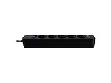 Sven SF-05LU 2 USB 1.8m Surge Protector / Black