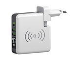 Forever Wall Charger with Wireless Power Bank 6700 mAh