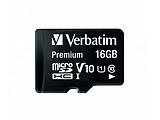 Verbatim Premium microSDXC 16GB / SD Adapter / 44082