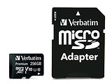 Verbatim Premium microSDXC 256GB / SD Adapter / 44087