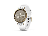 GARMIN Lily Cream Gold Bezel with White Case and Silicone Band / 010-02384-10