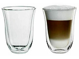 Delonghi Glass cups 220ml x2