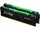 Kingston FURY Beast RGB KF437C19BB1AK2/32 / 32GB DDR4 3733MHz