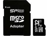 SiliconPower microSDHC 32GB / SP032GBSTH010V10SP