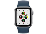 Apple Watch SE 44mm Aluminum Case with Abyss Blue Sport Band Blue