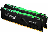 Kingston FURY Beast RGB / 2x 16GB DDR4 3000 / KF430C15BB1AK2/32