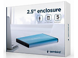 External enclosure Gembird EE2-U3S-3 / Blue