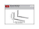 Barkan Microwave Mount 114 / White
