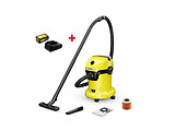 KARCHER WD 3-18 V-17/20 Battery + Kit Li-Ion / 1.628-550.01