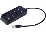 Gembird UHB-U3P4-01 / Black