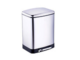 Dirt Devil Pedal Bin 2x12 L Soft Close Silver