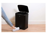 Dirt Devil Pedal Bin 12 L Soft Close Black
