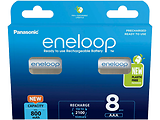 Eneloop Panasonic 8x AAA 800mAh / BK-4MCDE/8H