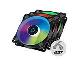 Arctic P12 PWM PST A-RGB / 3 PACK Black