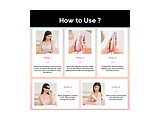 DREAME IPL Home Use Hair Removal Device / D-1186 Pink