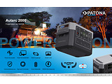 Patona Platinum Powerstation Autarc 2000 + 100W Solar panel