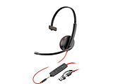 Poly Blackwire 3215 Monaural USB-A / 80S06A6