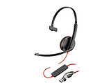 Poly Blackwire 3210 Monaural USB-C