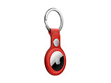 Apple AirTag FineWoven Key Ring Coral