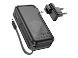 Hoco J126 Travel 22.5W  with cable 10000mAh Black