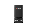 Verbatim Fold 'n' Go GaN Charger 65W Black