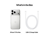 Apple iPhone 17 Pro Max / 6.9 Super Retina XDR OLED / Apple A19 Pro Bionic / 12GB / 256GB / 4832mah Silver
