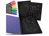 Nebulous Stars Black Pages Coloring Book / 11111
