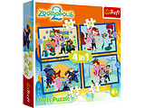 Trefl Puzzles Zootopia 4in1