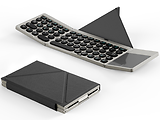 DUX DUCIS Bluetooth Flip Tri-fold Touch Keyboard