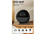 Amazon Echo Spot Smart Alarm Clock with Alexa Black