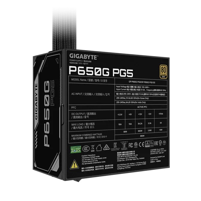 GIGABYTE GP-P650G PG5 650W